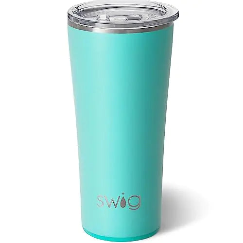 Travel Mug Swig Life 22oz Insulated Coffee Tumbler with EZ Slide (Aqua)